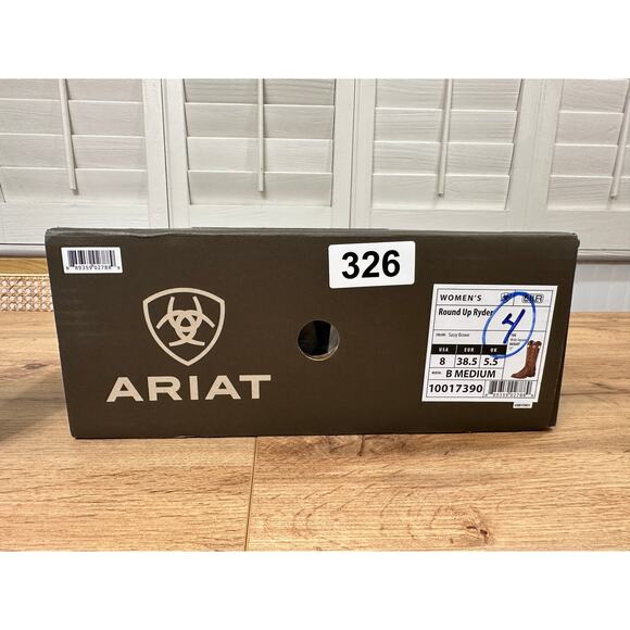 Ariat Women's Round Up Ryder Western Boots Sassy Brown Leather Size 8 NIB Cowboy - Picture 15 of 16